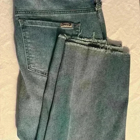 Seven 7 jeans wide-leg crop pant—ankle straight - Picture 7 of 9